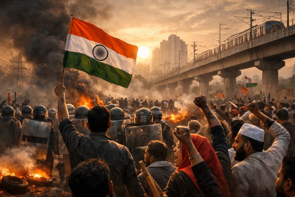 नोएडा विरोध प्रदर्शन