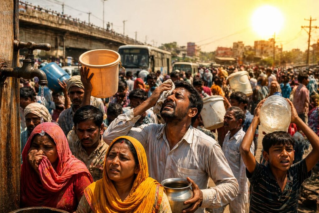 heatwave india 2026 water crisis india गर्मी की खबर