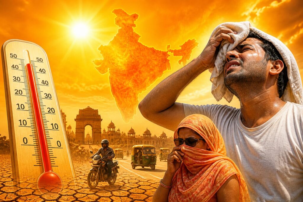 भारत में गर्मी Heatwave India 2026