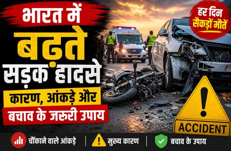 भारत में बढ़ते सड़क हादसे: कारण, आंकड़े और बचाव के उपाय
